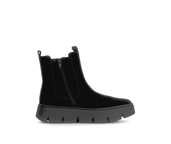 Gabor Chelsea Boot Schwarz - Rauleder