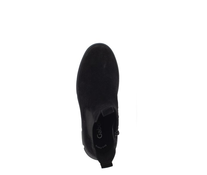 Gabor Chelsea Boot Schwarz - Rauleder