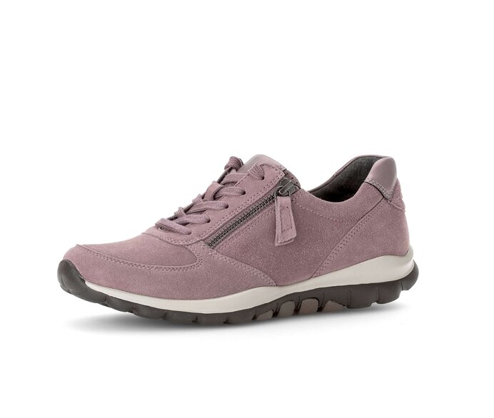 Gabor Sneaker Low Rosa - Materialmix Leder