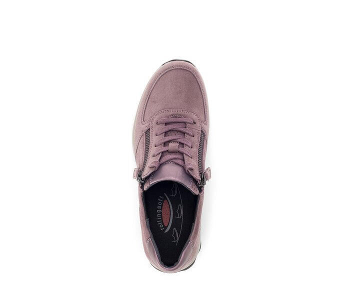 Gabor Sneaker Low Rosa - Materialmix Leder