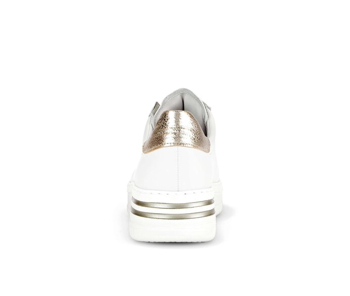 Gabor Sneaker Low Weiß - Materialmix Leder