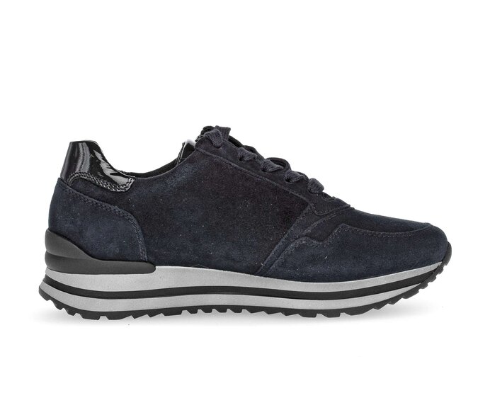 Gabor Sneaker Low Blau - Rauleder