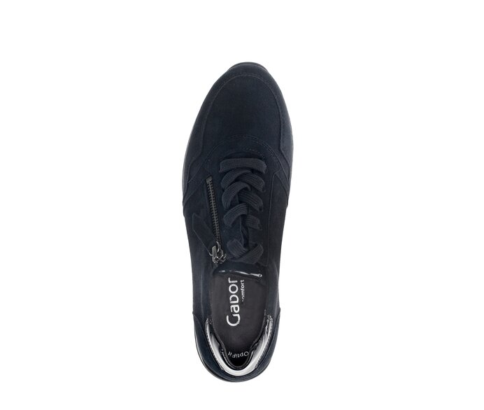 Gabor Sneaker Low Blau - Rauleder