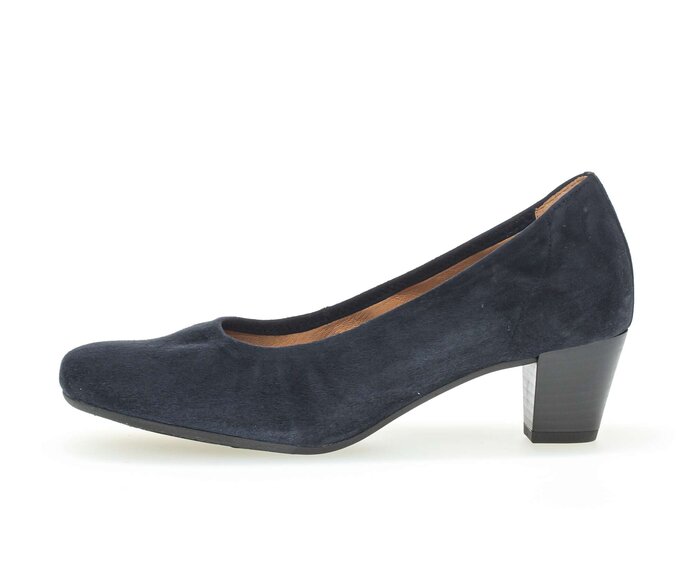Gabor Eleganter Pumps Blau - Rauleder