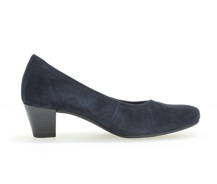 Gabor Eleganter Pumps Blau - Rauleder