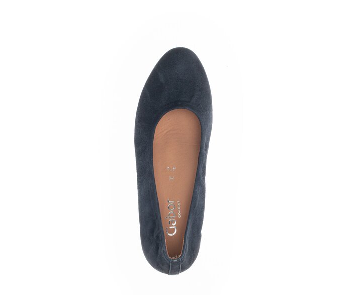 Gabor Eleganter Pumps Blau - Rauleder