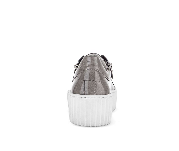 Gabor Sneaker Low Grau - Lackleder