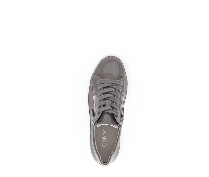 Gabor Sneaker Low Grau - Lackleder