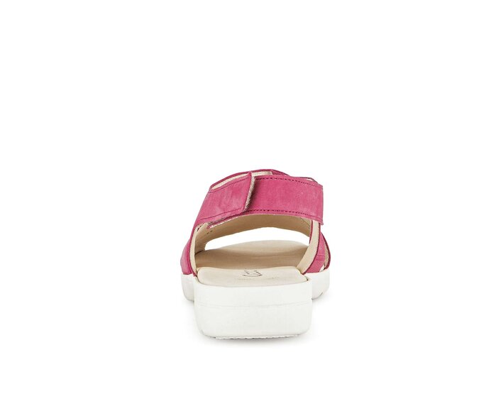 Gabor Riemchensandale Pink - Rauleder