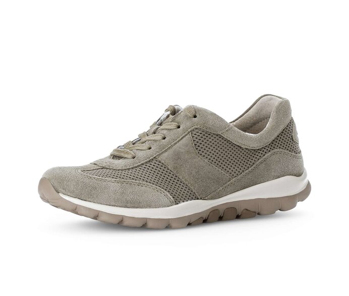 Gabor Sneaker Low Grün - Materialmix Leder/Lederimitat