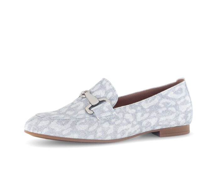 Gabor Slipper Blau - Effektleder