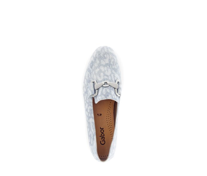 Gabor Slipper Blau - Effektleder