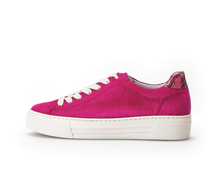 Gabor Sneaker Low Pink - Materialmix Leder/Lederimitat