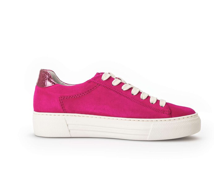 Gabor Sneaker Low Pink - Materialmix Leder/Lederimitat