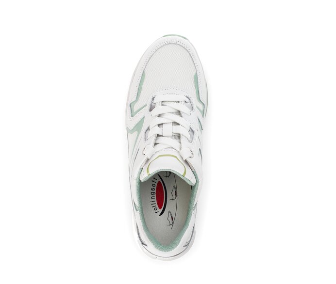 Gabor Sneaker Low Weiß - Materialmix Leder/Lederimitat