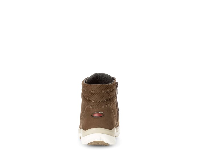 Gabor Sportliche Stiefelette Braun - Rauleder