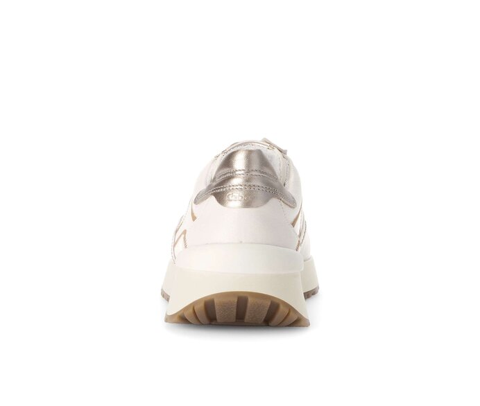 Gabor Sneaker Low Creme - Materialmix Leder