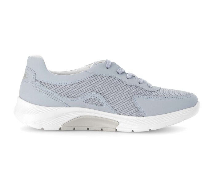 Gabor Sneaker Low Blau - Materialmix Lederimitat