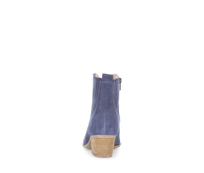 Gabor Elegante Stiefelette Blau - Rauleder