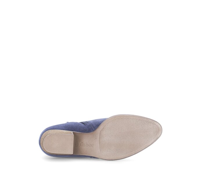 Gabor Elegante Stiefelette Blau - Rauleder