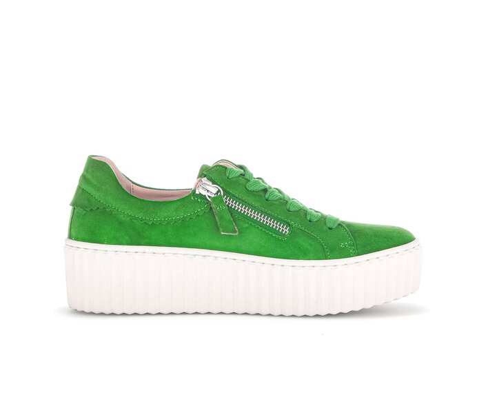 Gabor Sneaker Low Grün - Rauleder