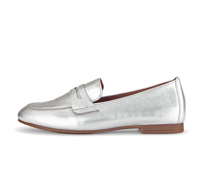 Gabor Slipper Silber - Effektleder