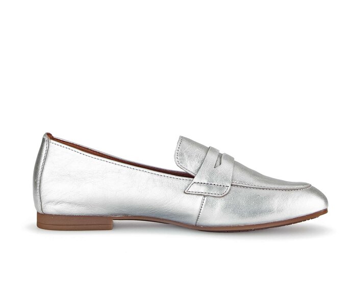 Gabor Slipper Silber - Effektleder