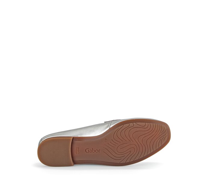 Gabor Slipper Silber - Effektleder