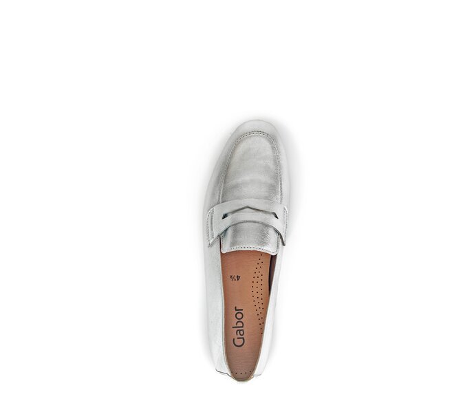 Gabor Slipper Silber - Effektleder