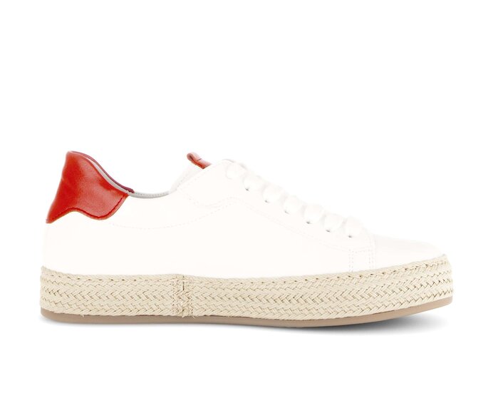 Gabor Sneaker Low Creme - Materialmix Leder