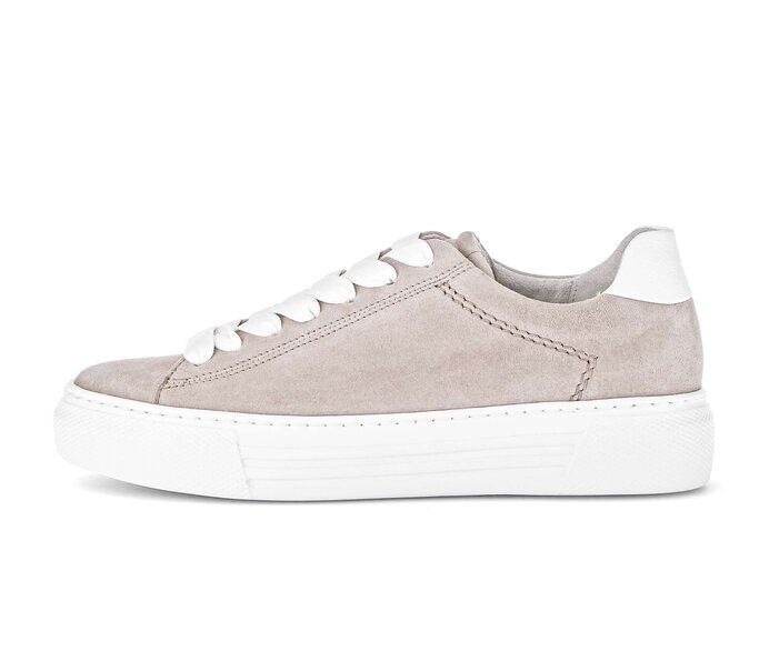 Gabor Sneaker Low Beige - Rauleder