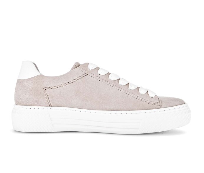Gabor Sneaker Low Beige - Rauleder