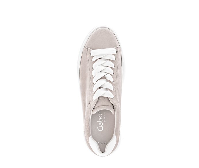Gabor Sneaker Low Beige - Rauleder