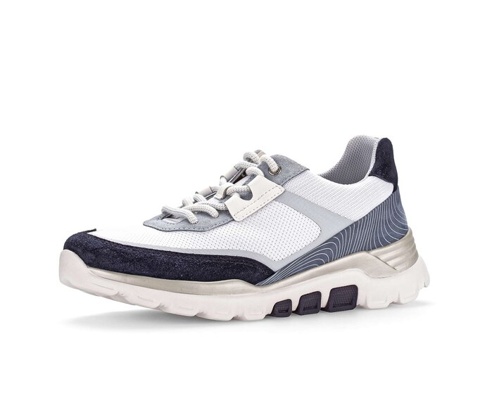 Gabor Sneaker Low Weiß - Materialmix Leder/Lederimitat