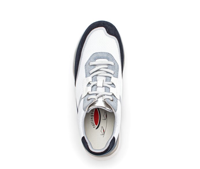 Gabor Sneaker Low Weiß - Materialmix Leder/Lederimitat