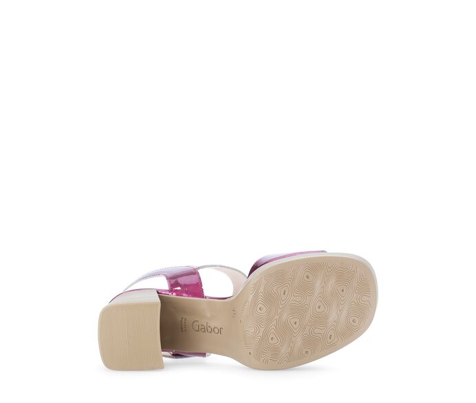 Gabor Plateau Sandale Pink - Lederimitat