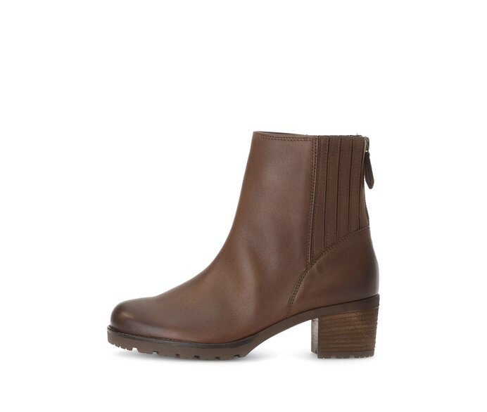 Gabor Sportliche Stiefelette Braun - Glattleder
