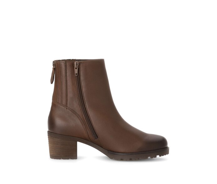 Gabor Sportliche Stiefelette Braun - Glattleder