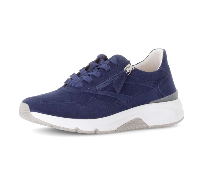 Gabor Sneaker Low Blau - Rauleder