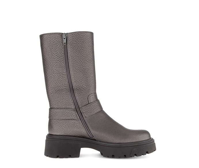 Gabor Biker Boots Bronze - Effektleder