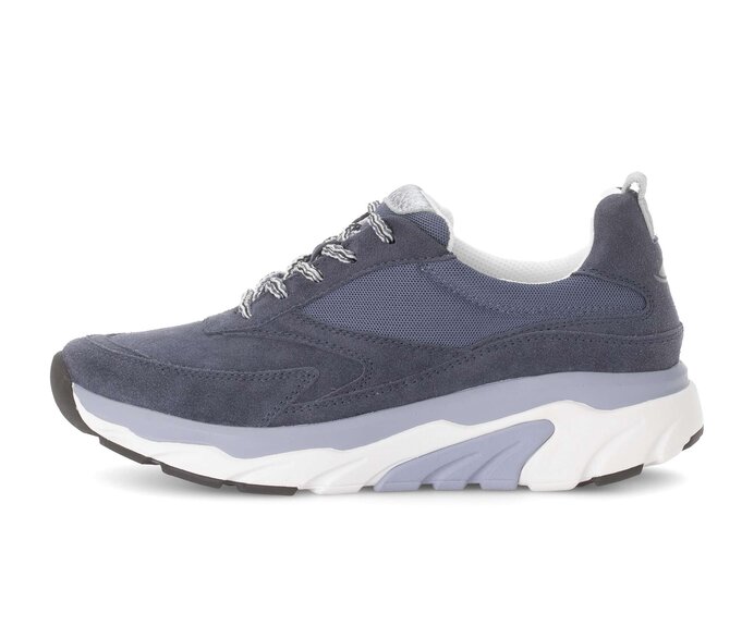 Gabor Sneaker Low Blau - Materialmix Leder/Lederimitat