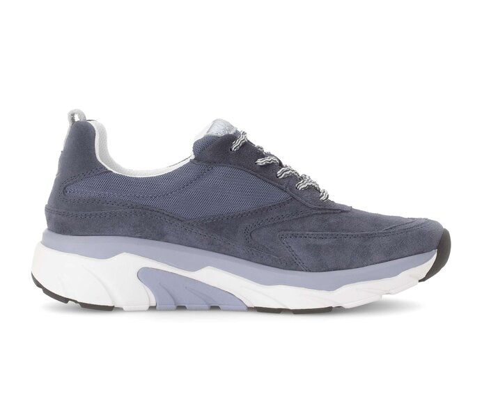 Gabor Sneaker Low Blau - Materialmix Leder/Lederimitat