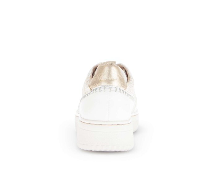 Gabor Sneaker Low Creme - Materialmix Leder/Lederimitat