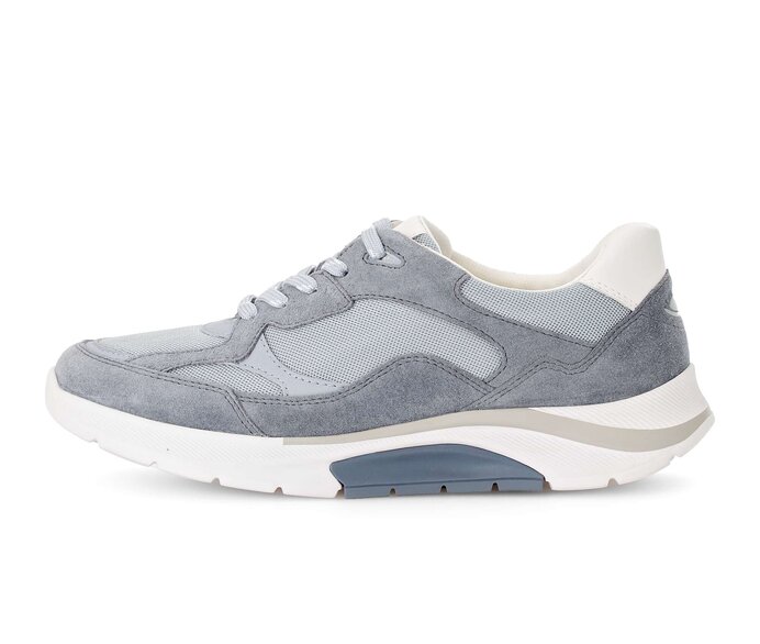Gabor Sneaker Low Blau - Materialmix Leder/Lederimitat