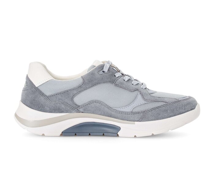 Gabor Sneaker Low Blau - Materialmix Leder/Lederimitat