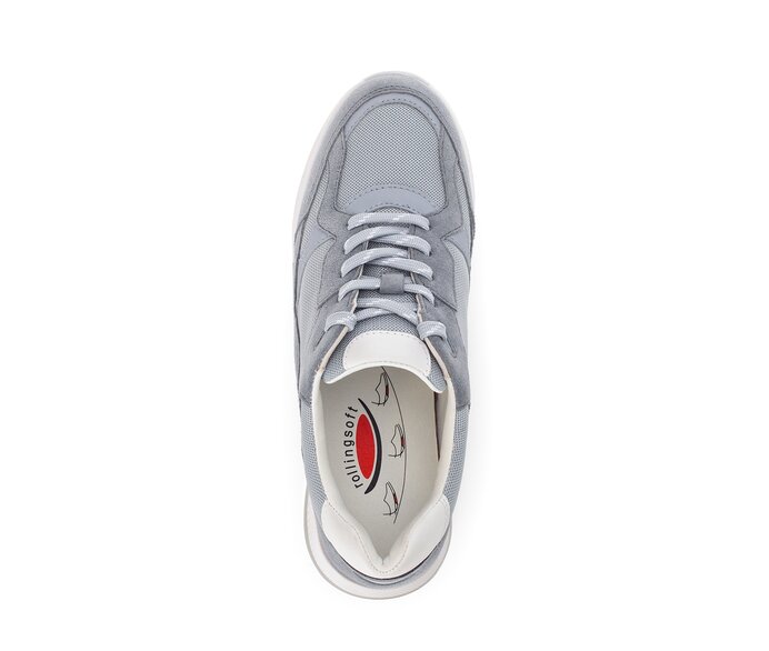 Gabor Sneaker Low Blau - Materialmix Leder/Lederimitat