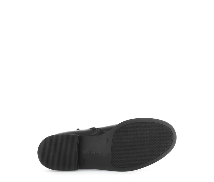 Gabor Elegante Stiefelette Schwarz - Glattleder