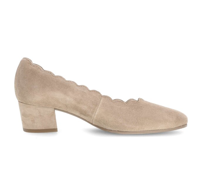 Gabor Eleganter Pumps Beige - Rauleder