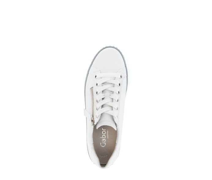 Gabor Sneaker Low Weiß - Glattleder