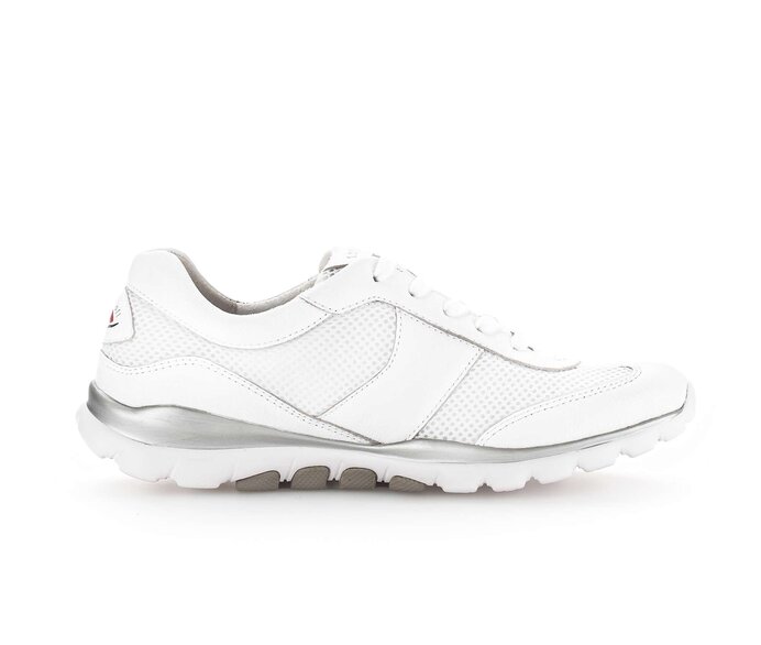 Gabor Sneaker Low Weiß - Materialmix Leder/Lederimitat